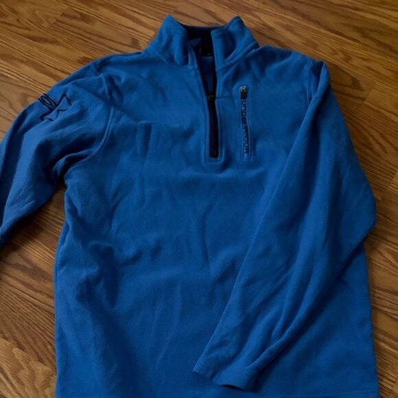 Under Armour Navy and Blue Fleece Pullover - Picture 1 of 3